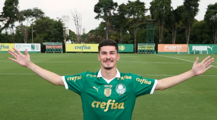 Palmeiras anuncia a contratação de Rômulo, do Novorizontino. (Foto: Fabio Menotti/Palmeiras/by Canon)