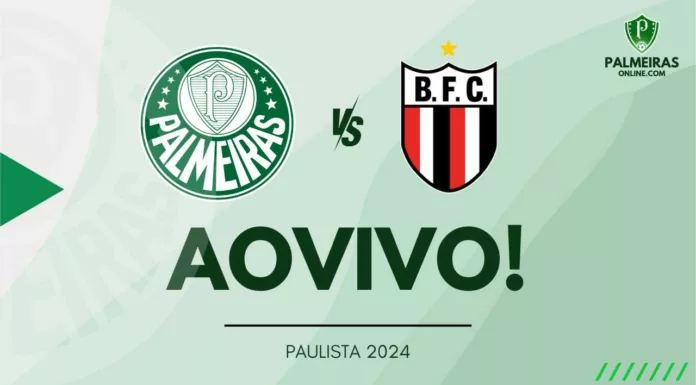 Como assistir ao vivo Palmeiras x Botafogo-SP pelo Campeonato Paulista 2024