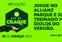 Dia de Craque vai acontecer no Allianz Parque e preocupa o Palmeiras