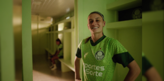 Campanha do Dia das Mulheres de Palmeiras e Esportes da Sorte contou com a participação do elenco feminino alviverde - (Foto: Reprodução/X @EsportesDaSorte)