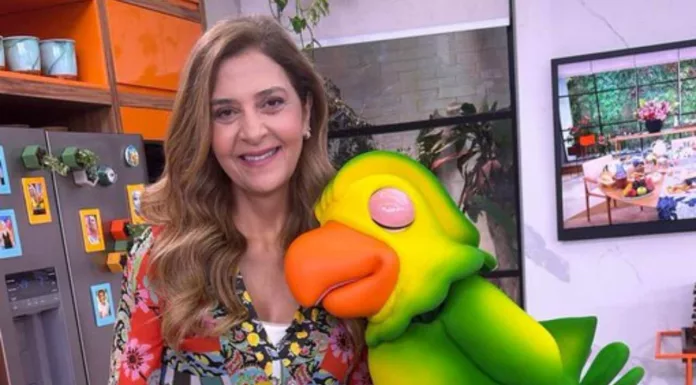 Leila Pereira, presidente do Palmeiras, participou do Mais Você, da TV Globo