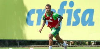 O jogador Marcos Rocha, da SE Palmeiras, durante treinamento, na Academia de Futebol. (Foto: Fabio Menotti/Palmeiras/by Canon)