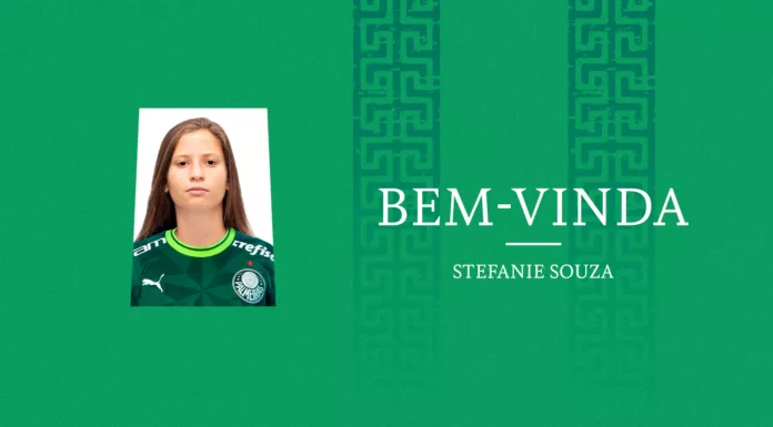 Palmeiras anuncia a contratação da atacante Stefanie. (Foto: Reprodução Palmeiras)