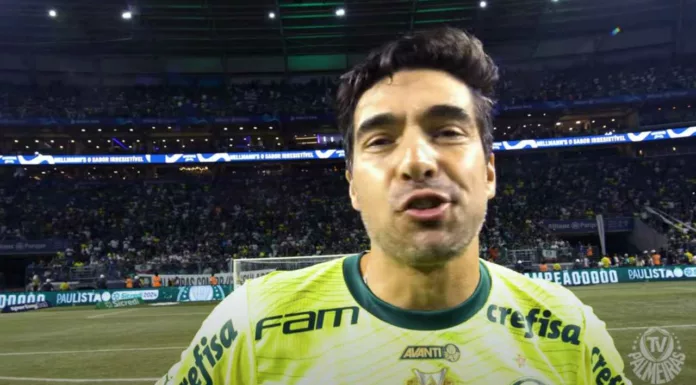 Abel Ferreira comemora mais um título pelo Palmeiras