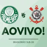 Como assistir Palmeiras x Corinthians pelo Brasileirão Sub-20