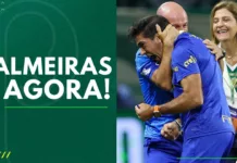 Palmeiras Agora Abel Ferreira comemora sob olhares de Leila Pereira
