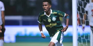 Estêvão, jogador do Palmeiras