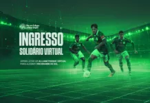 Palmeiras promove venda de ingressos solidários em prol do Rio Grande do Sul. (Foto: Reprodução Palmeiras)