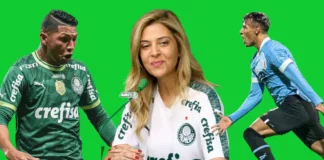 Rony, Leila Pereira e Luciano Rodriguez Palmeiras Agora