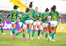Palmeiras goleia Realidade Jovem, pelo Campeonato Paulista Feminino. (Foto: Alexandre Battibugli/Ag. Paulistão/Centauro)