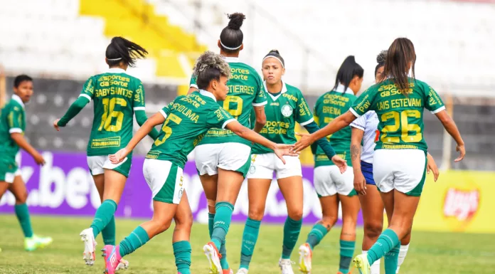 Palmeiras goleia Realidade Jovem, pelo Campeonato Paulista Feminino. (Foto: Alexandre Battibugli/Ag. Paulistão/Centauro)